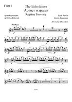 The Entertainer. Arrangement for Chamber Orchestra – Parts