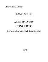 Concerto for Double Bass and Orchestra (Piano Score and Double Bass Part)