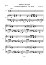 Буги Вуги для скрипки с фортепиано