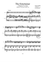 The Entertainer, arrangement for Violin and Piano