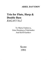Trio for Flute, Harp and Double Bass (Full Score and Parts)